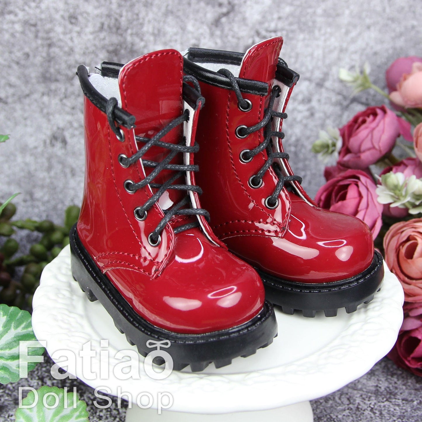 【Fatiao Doll Shop】中筒馬丁靴 F01 多色 / BJD SD10 SD13 DD 3分 - 紀物書館+JiWu Bookstore