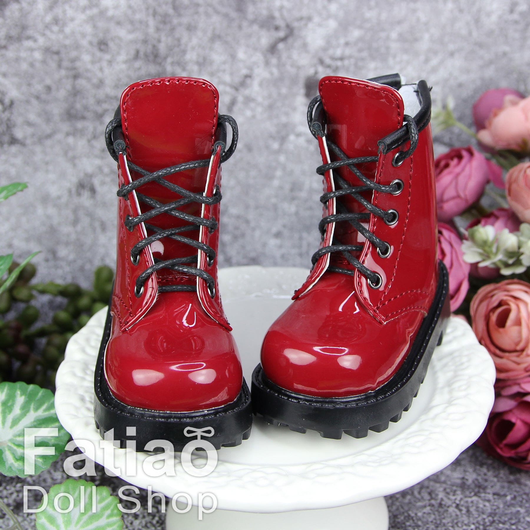 【Fatiao Doll Shop】中筒馬丁靴 F01 多色 / BJD SD10 SD13 DD 3分 - 紀物書館+JiWu Bookstore