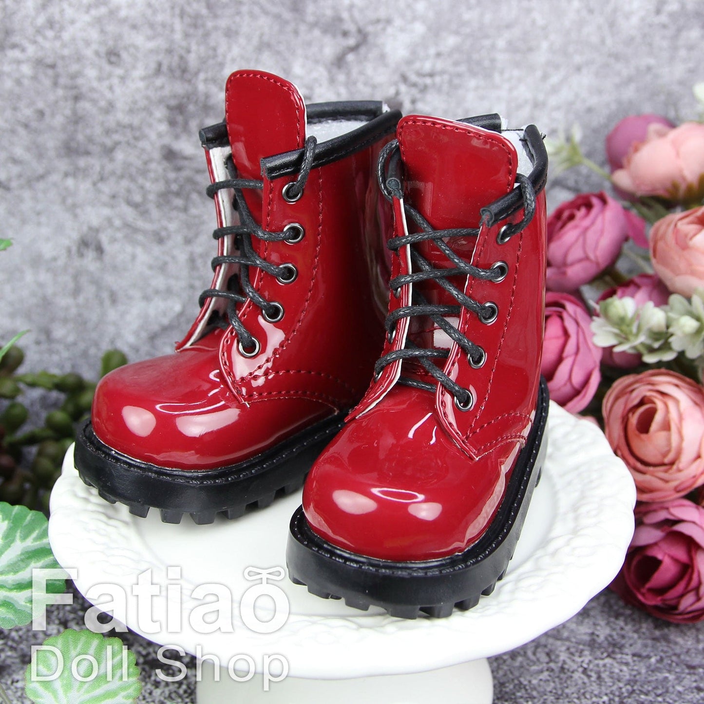 【Fatiao Doll Shop】中筒馬丁靴 F01 多色 / BJD SD10 SD13 DD 3分 - 紀物書館+JiWu Bookstore