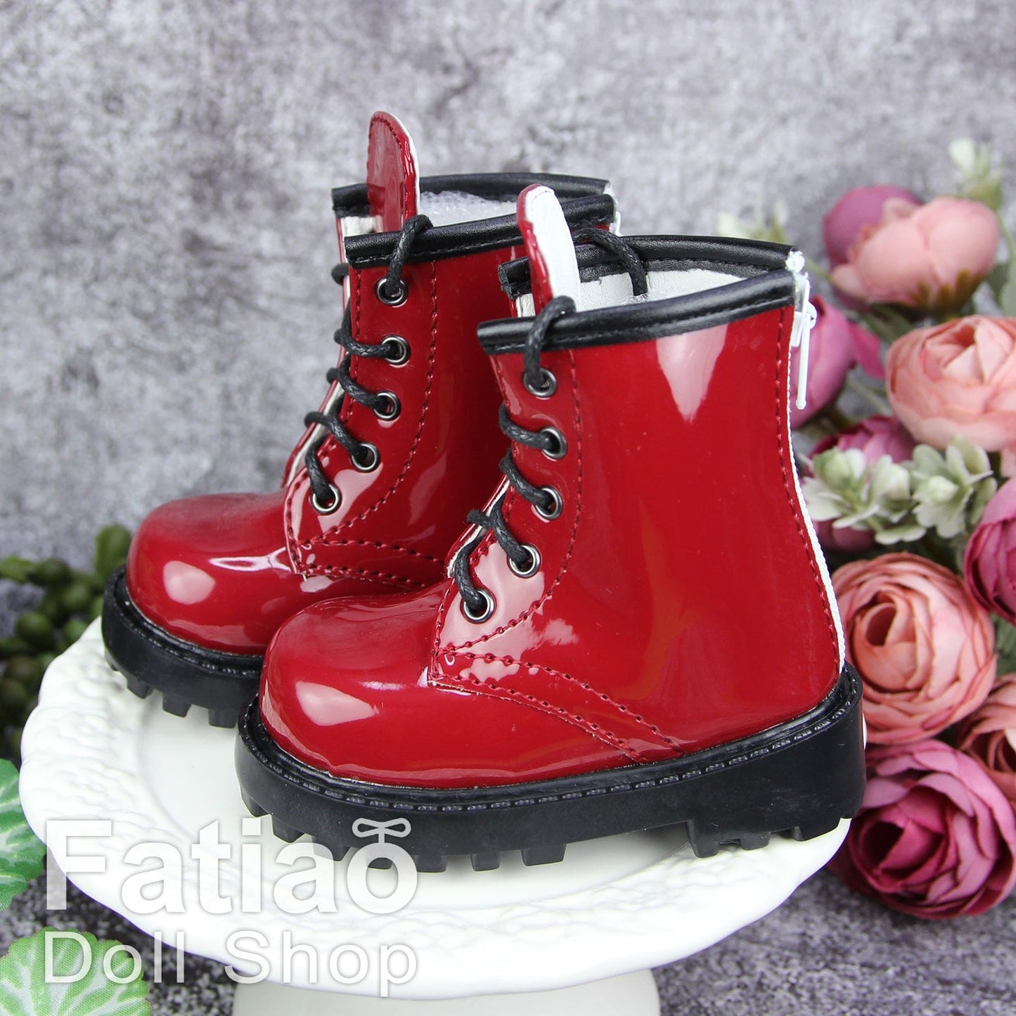 【Fatiao Doll Shop】中筒馬丁靴 F01 多色 / BJD SD10 SD13 DD 3分 - 紀物書館+JiWu Bookstore