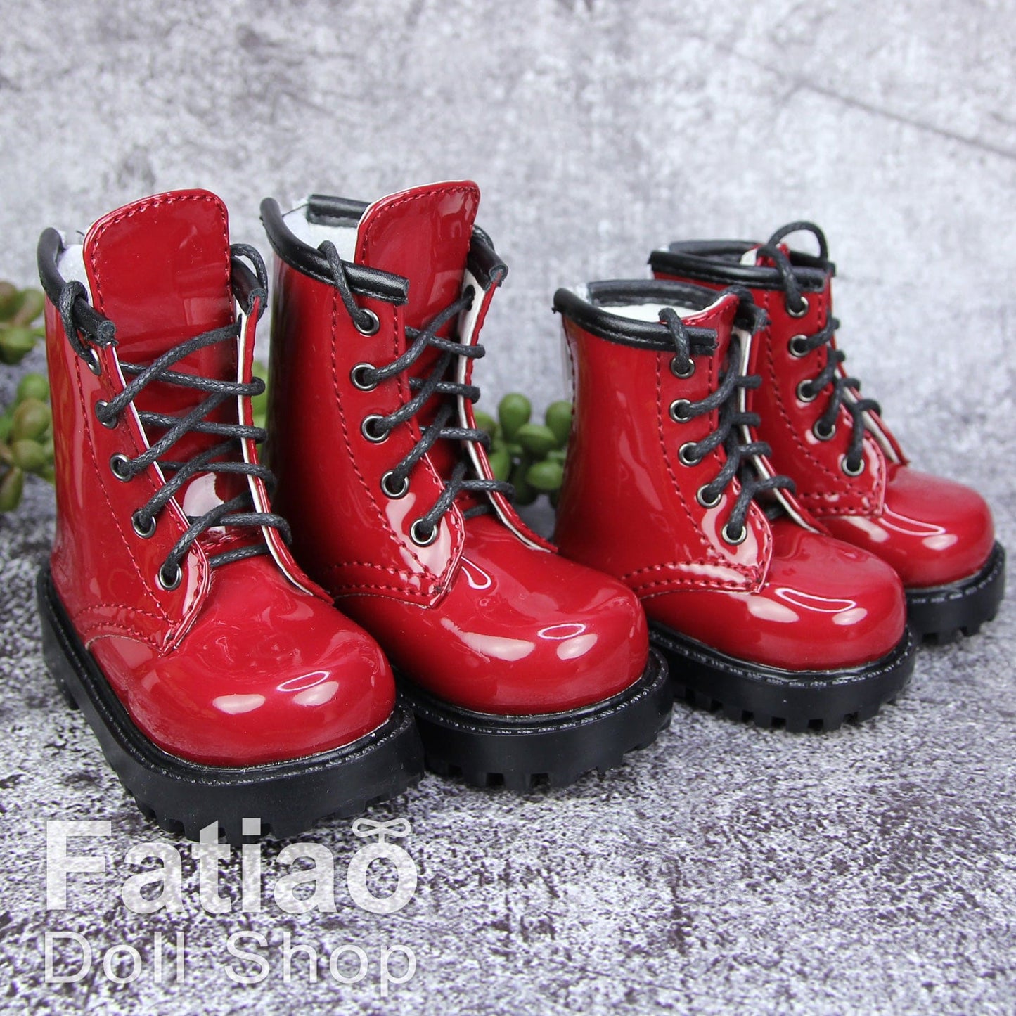 【Fatiao Doll Shop】馬丁靴 F01 多色 / BJD 1/4 MSD MDD iMda 4.3 Azone 45cm 50cm - 紀物書館+JiWu Bookstore