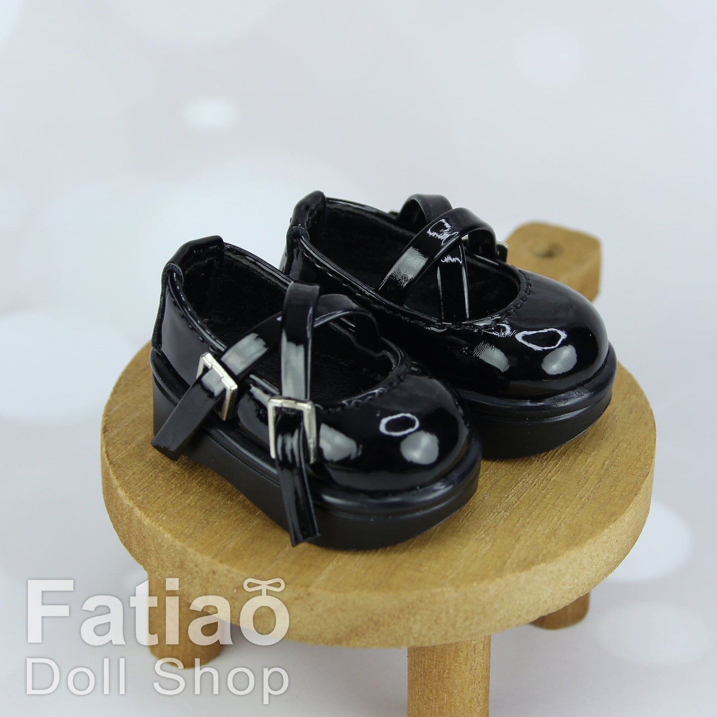 【Fatiao Doll Shop】交叉釦帶厚底娃娃鞋 B01 多色 / BJD 6分 YoSD iMda 3.0