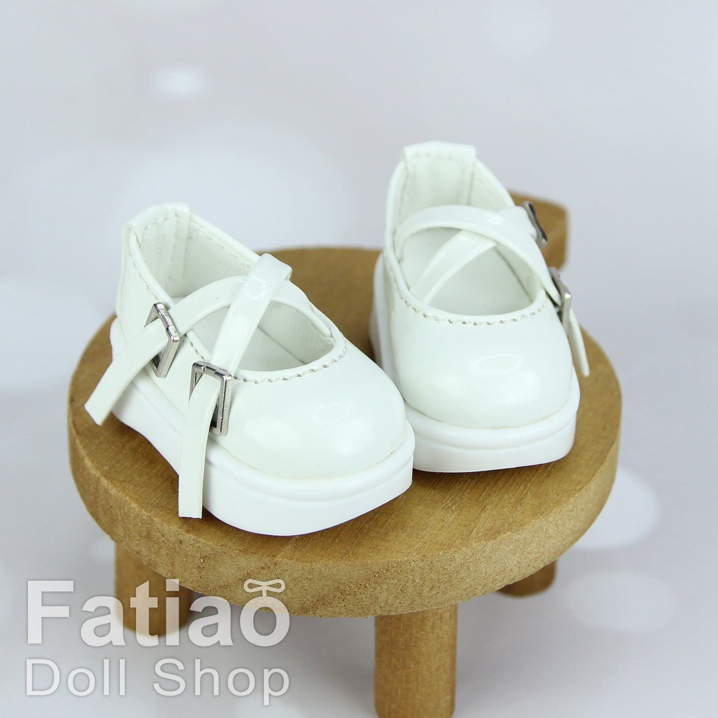 【Fatiao Doll Shop】クロスバックル厚底ドールシューズ B01 マルチカラー/BJD 6点 YoSD iMda 3.0