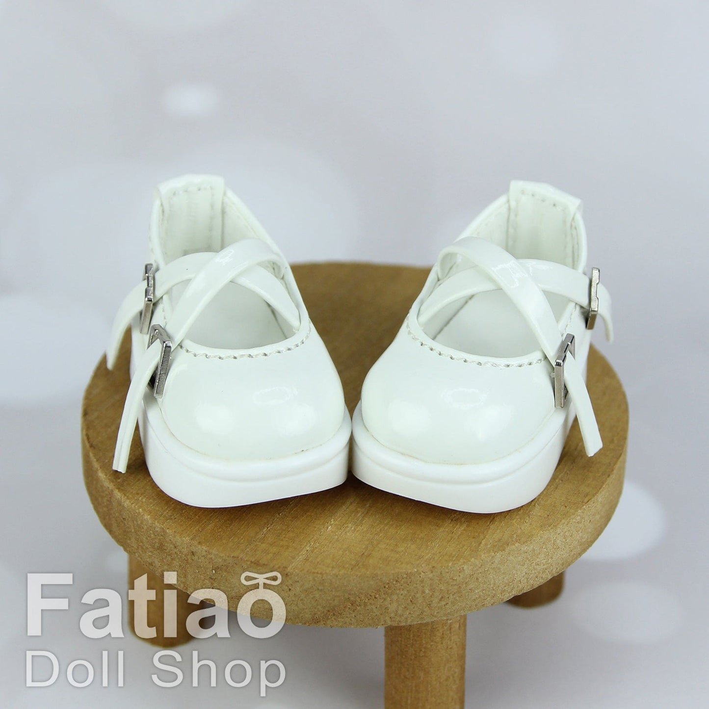 【Fatiao Doll Shop】交叉釦帶厚底娃娃鞋 B01 多色 / BJD 6分 YoSD iMda 3.0