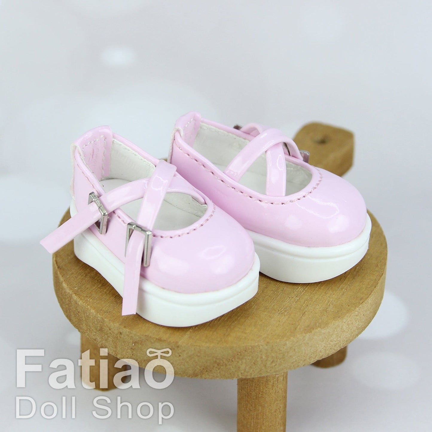 【Fatiao Doll Shop】クロスバックル厚底ドールシューズ B01 マルチカラー/BJD 6点 YoSD iMda 3.0