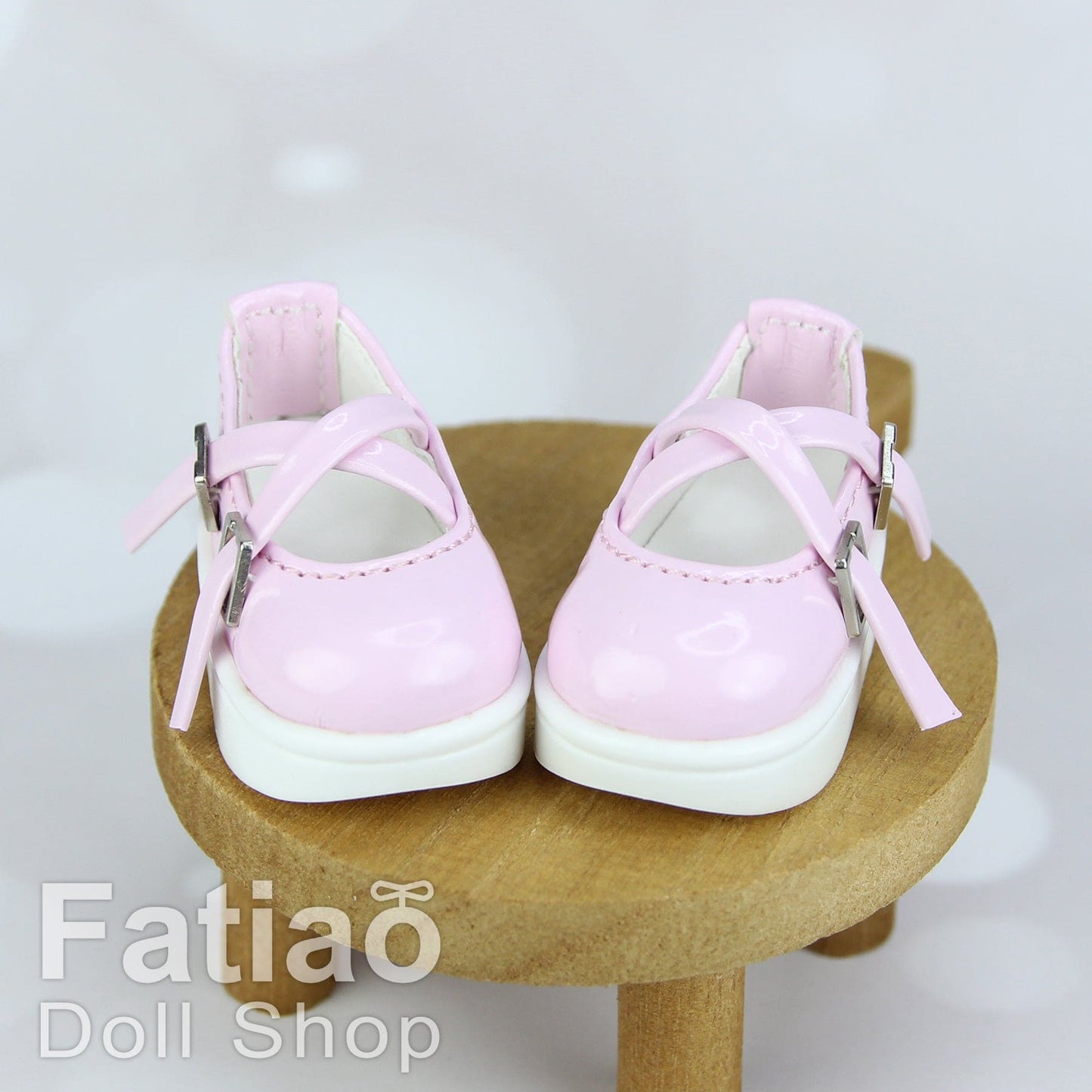 【Fatiao Doll Shop】交叉釦帶厚底娃娃鞋 B01 多色 / BJD 6分 YoSD iMda 3.0