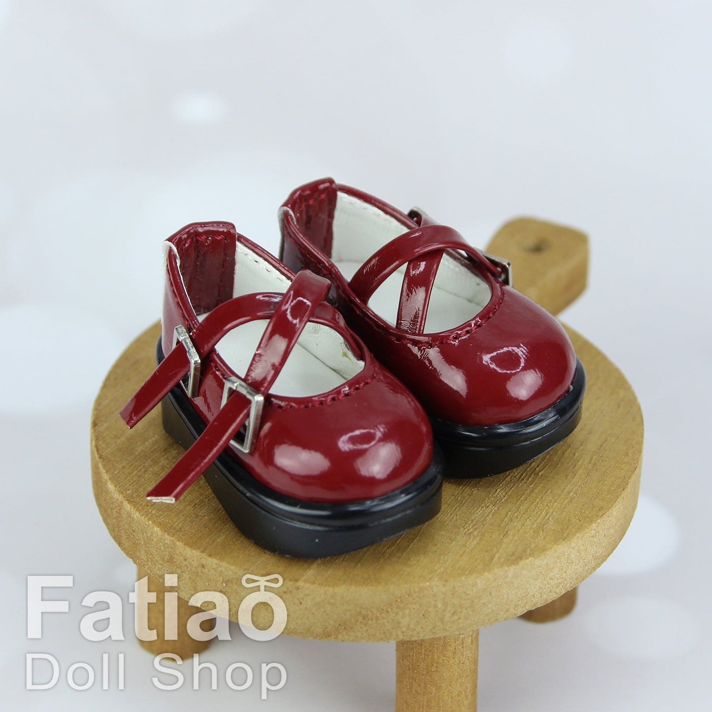 【Fatiao Doll Shop】交叉釦帶厚底娃娃鞋 B01 多色 / BJD 6分 YoSD iMda 3.0