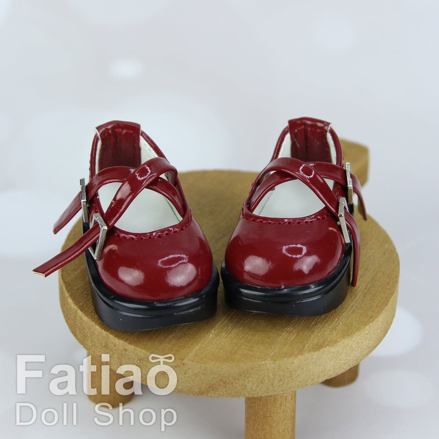 【Fatiao Doll Shop】クロスバックル厚底ドールシューズ B01 マルチカラー/BJD 6点 YoSD iMda 3.0