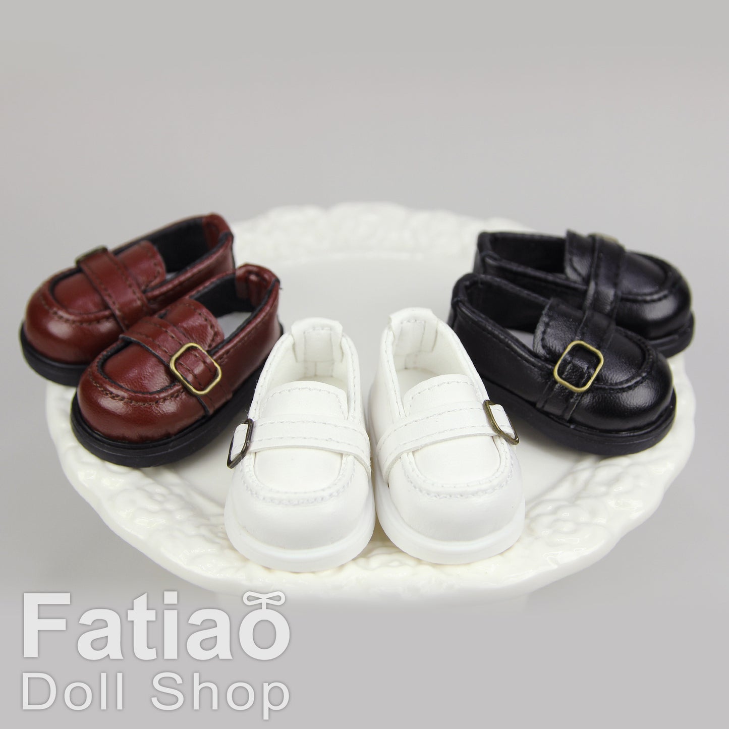 【Fatiao Doll Shop】環扣學生皮鞋 多色 / BJD 1/6 YoSD iMda 3.0