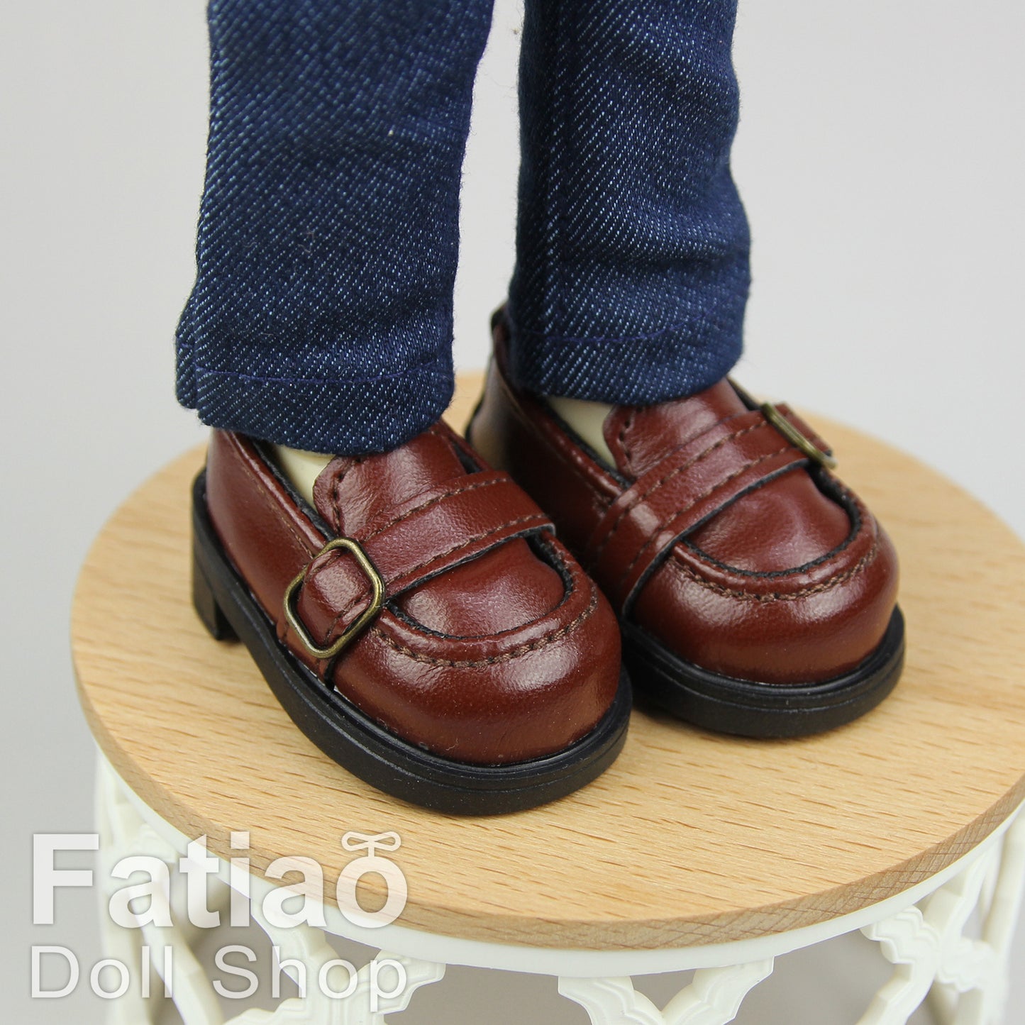 【Fatiao Doll Shop】環扣學生皮鞋 多色 / BJD 1/6 YoSD iMda 3.0
