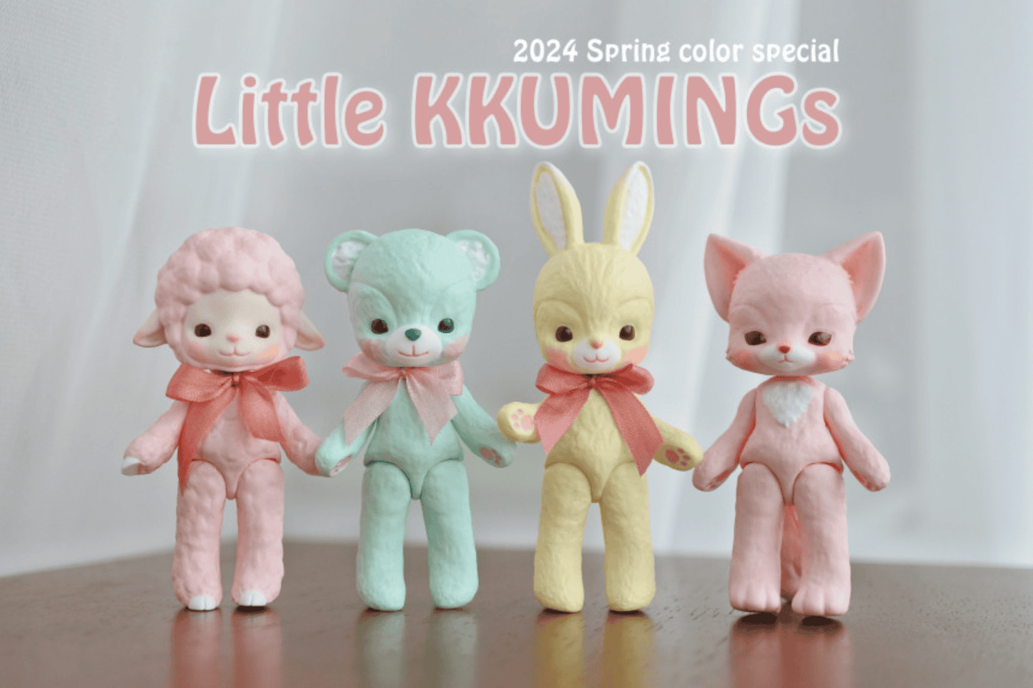 【GEPPETO FRIENDS】gfDolls little KKuming Fox 春限定ピンクスキン/在庫あり