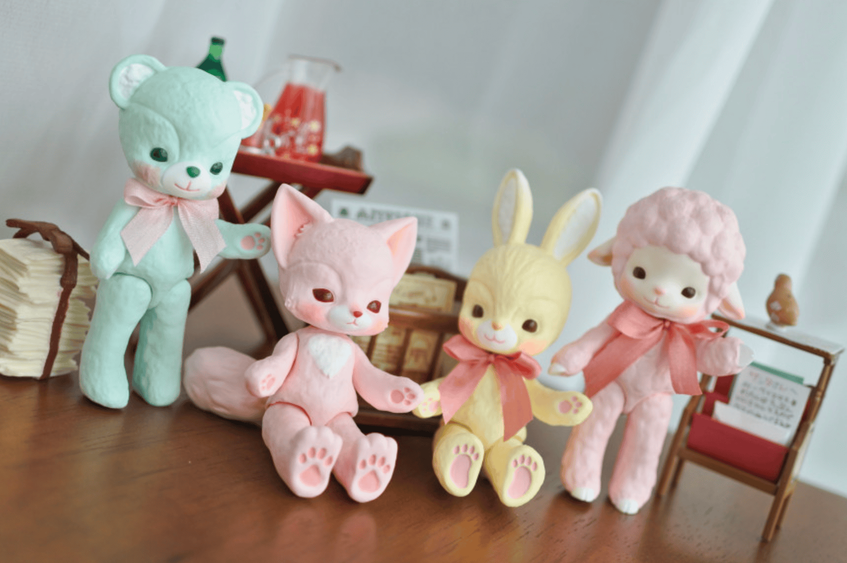 【GEPPETO FRIENDS】gfDolls little KKuming Lamb 小羊 春季限定 粉肌 / 現貨 - 紀物書館+JiWu Bookstore