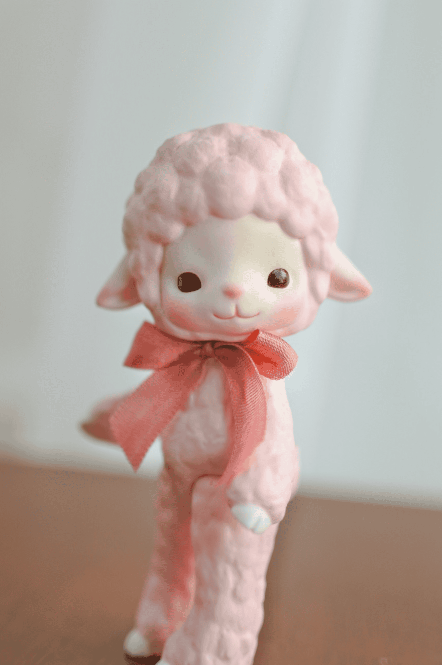 【GEPPETO FRIENDS】gfDolls little KKuming Lamb 小羊 春季限定 粉肌 / 現貨 - 紀物書館+JiWu Bookstore