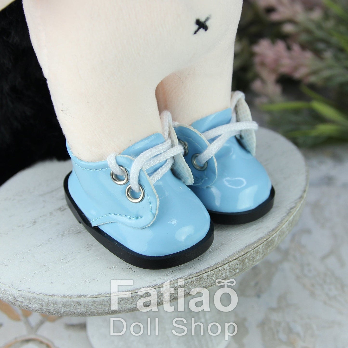 【Fataio Doll Shop】綁帶皮鞋 多色 / 棉花娃 20cm