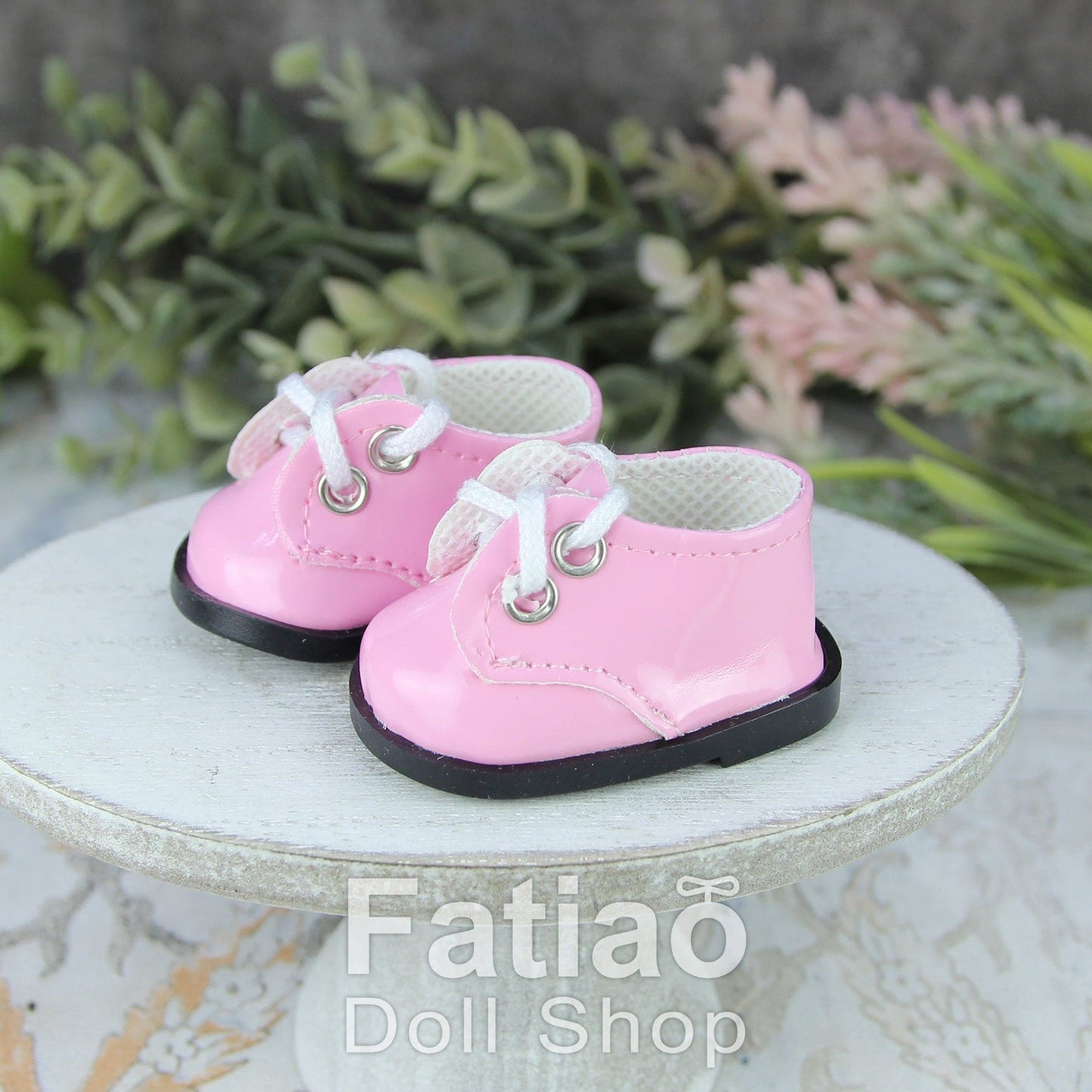 【Fataio Doll Shop】綁帶皮鞋 多色 / 棉花娃 20cm