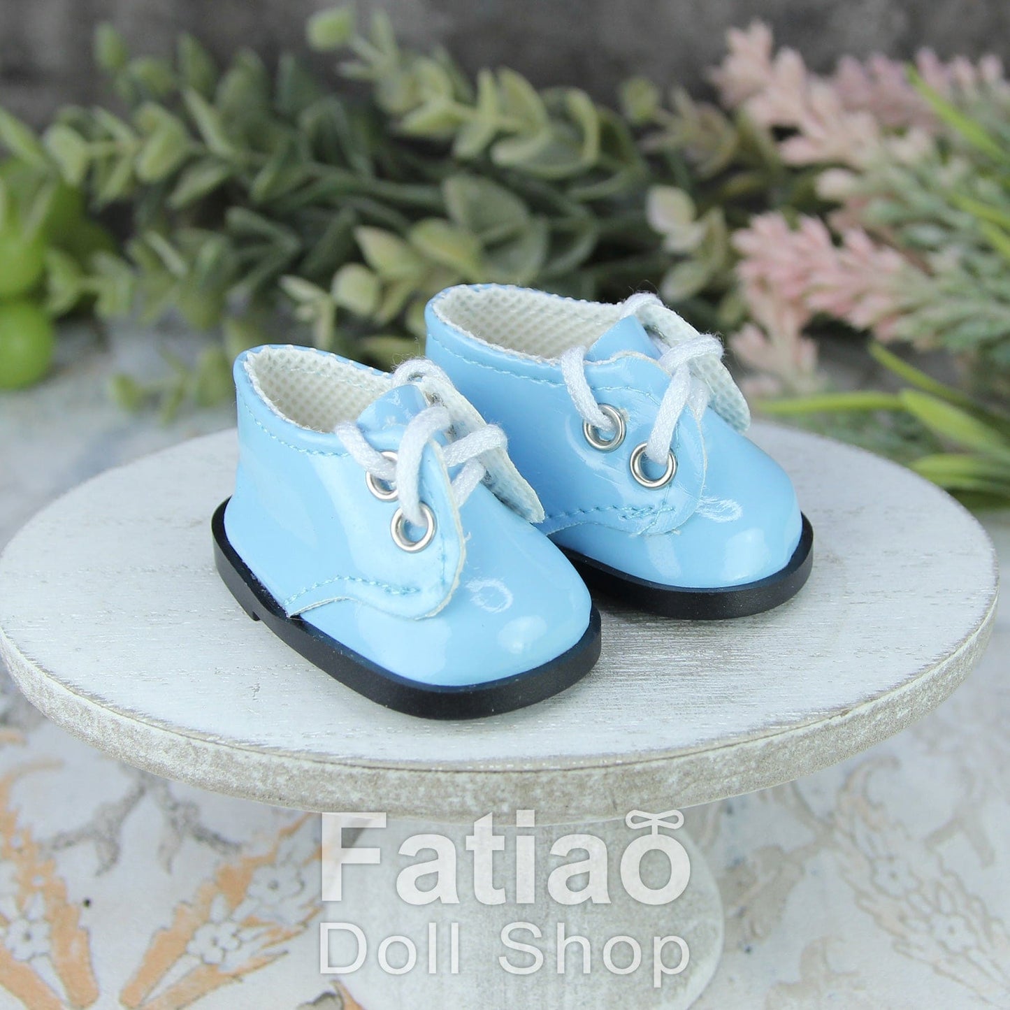 【Fataio Doll Shop】綁帶皮鞋 多色 / 棉花娃 20cm