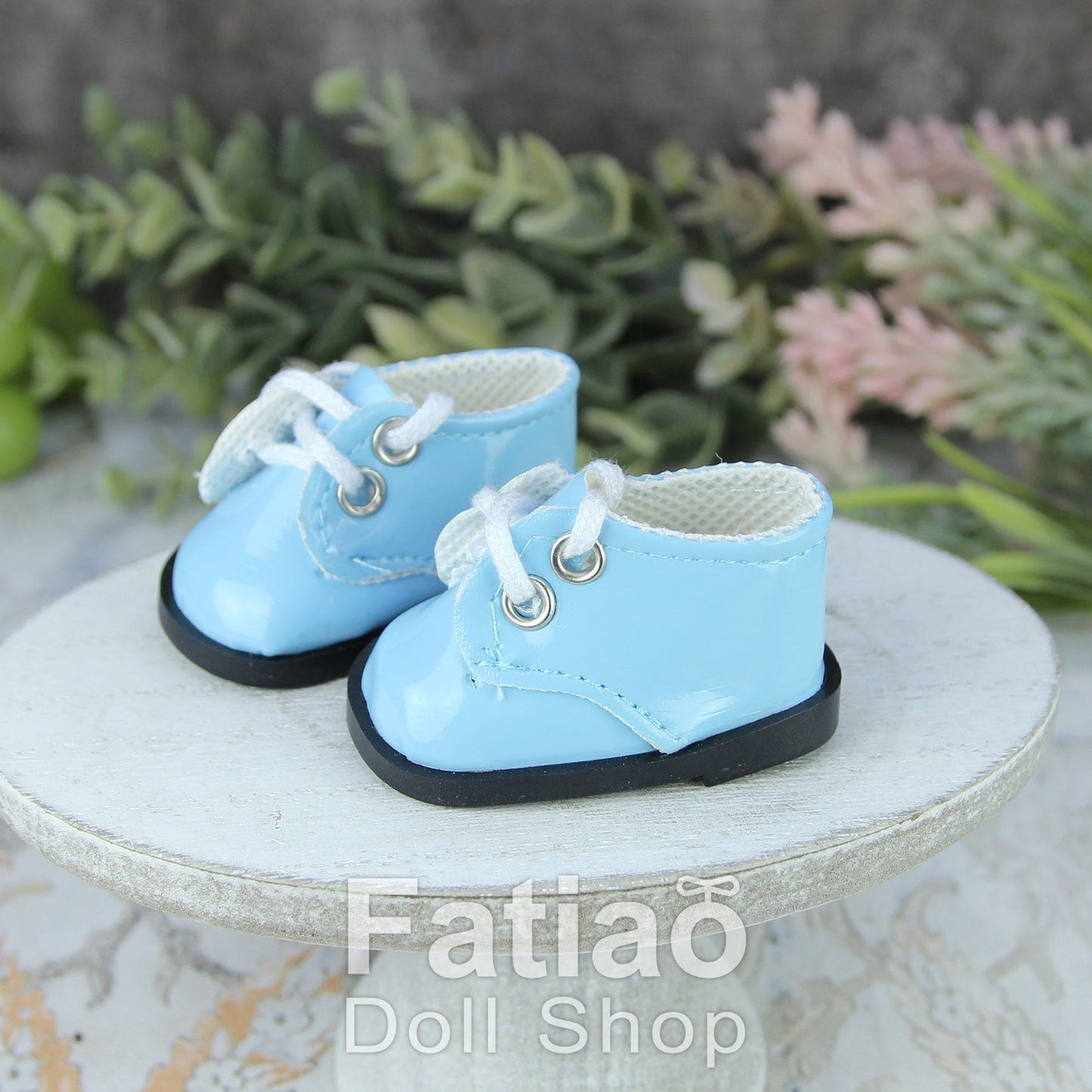 【Fataio Doll Shop】綁帶皮鞋 多色 / 棉花娃 20cm