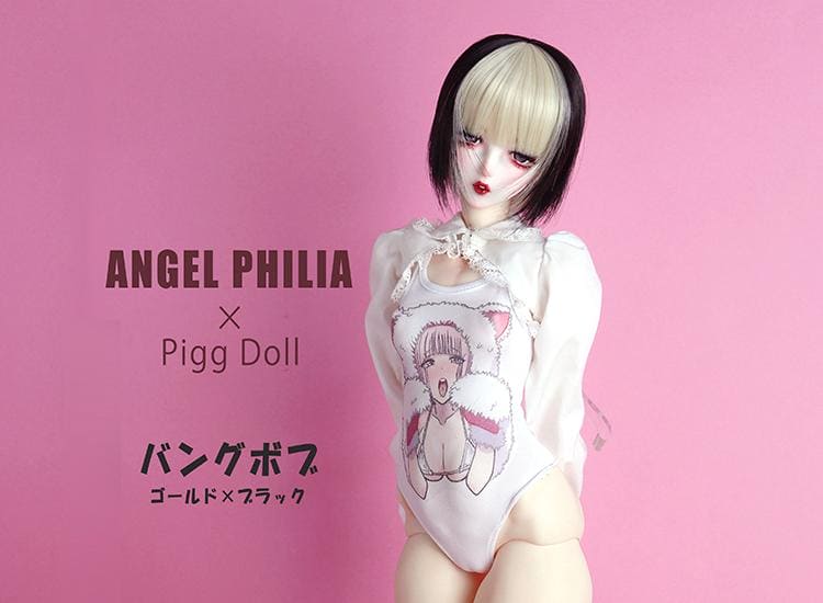 【Angel Philia】Pigg Doll 聯名款 假髮 6吋 鮑勃 - 紀物書館+JiWu Bookstore