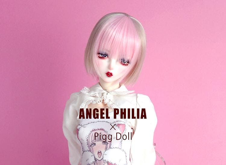 【Angel Philia】Pigg Doll 聯名款 假髮 6吋 鮑勃 - 紀物書館+JiWu Bookstore