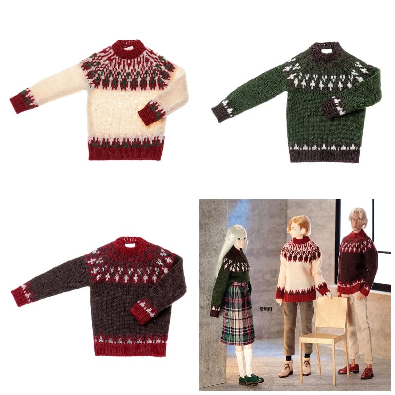 【PetWORKs】北歐毛衣 3色 / momoko 六分之一男子圖鑑 - 紀物書館+JiWu Bookstore