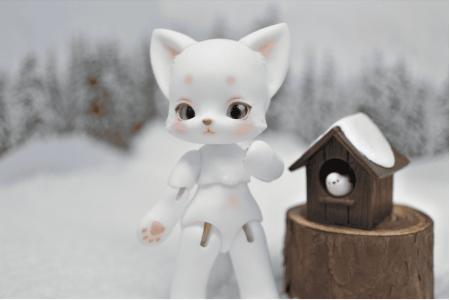 【GEPPETO FRIENDS】gfDolls KKuming Fox Little Fox Winter Limited BJD Edition/Ready Stock