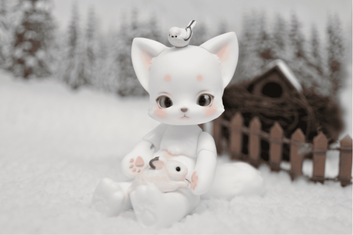 【GEPPETO FRIENDS】gfDolls KKuming Fox Little Fox Winter Limited BJD Edition/Ready Stock