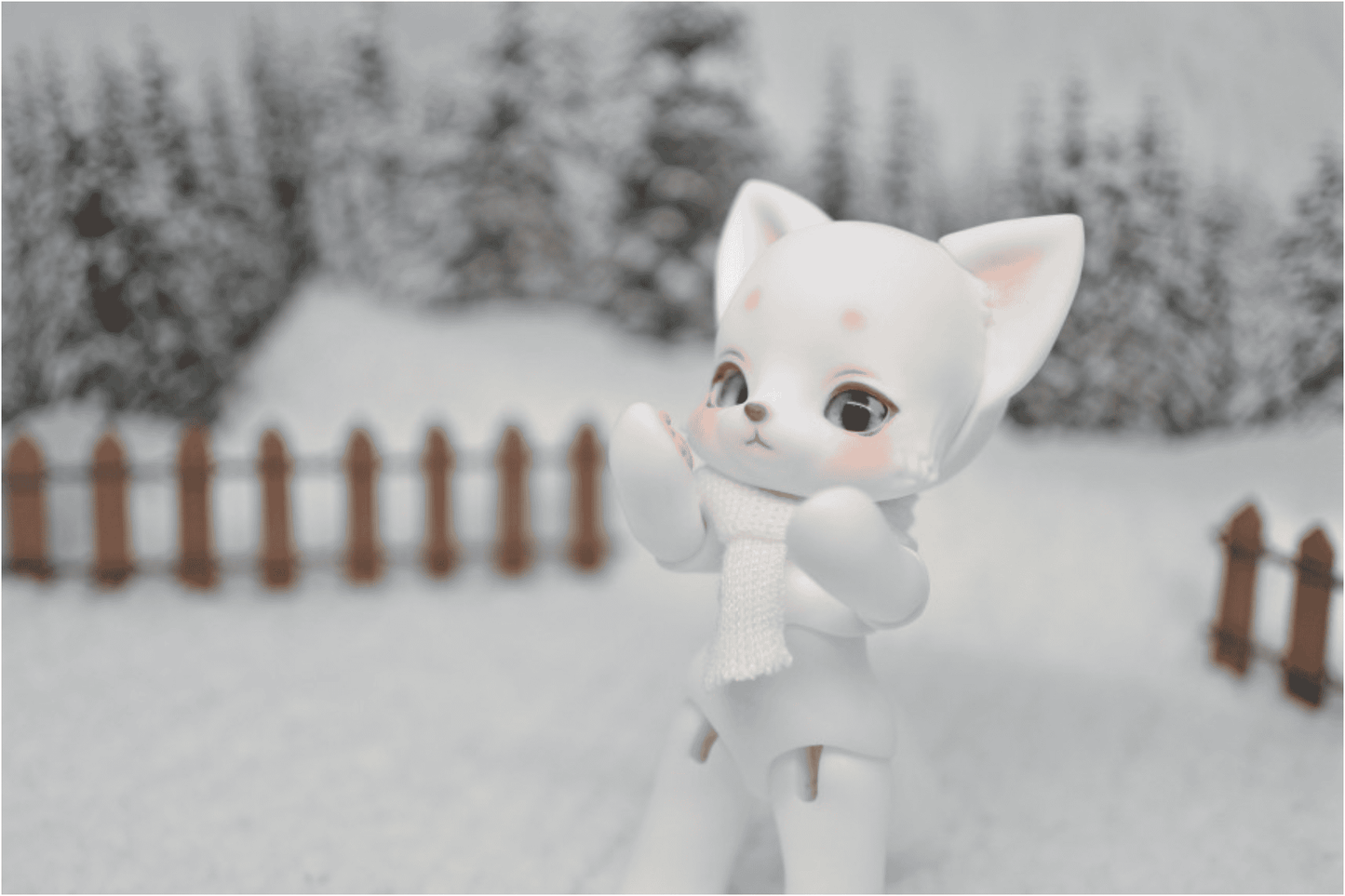 【GEPPETO FRIENDS】gfDolls KKuming Fox Little Fox Winter Limited BJD Edition/Ready Stock