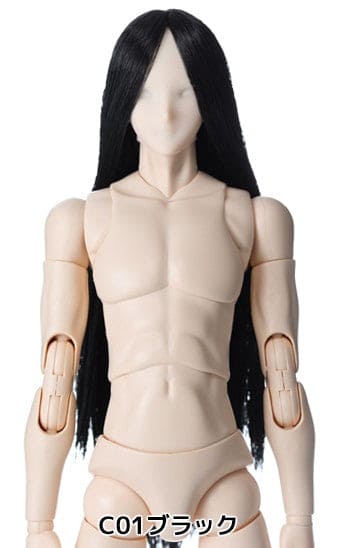 【OBITSU】OB30 30-02 植髮頭 預購 / Obitsu 30 六分之一男子圖鑑 兵人 - 紀物書館+JiWu Bookstore