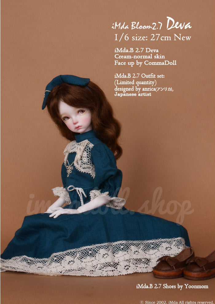 【iMda Doll】2.7 Deva 預購 / 27cm 1/6 藍豆豆 Blythe
