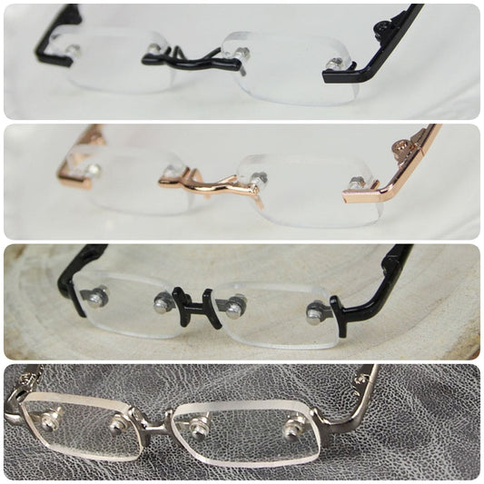 【Fataio Doll Shop】方形無框眼鏡 / BJD 3分 SD DD MDD