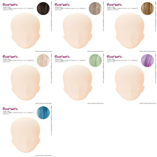【AZONE】Pureneemo 植髮裸頭 中分 白肌 / PN2 Pureneemo 1/6