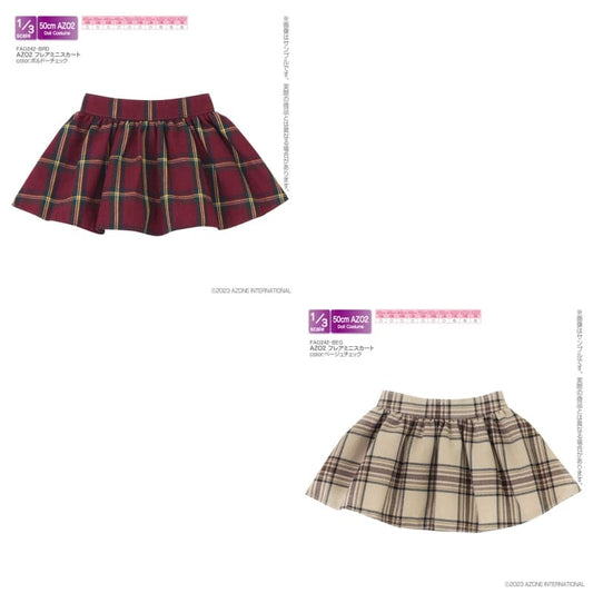 【AZONE】A-line pleated mini skirt multi-color/BJD 3 points 4 points AZO2 AP 