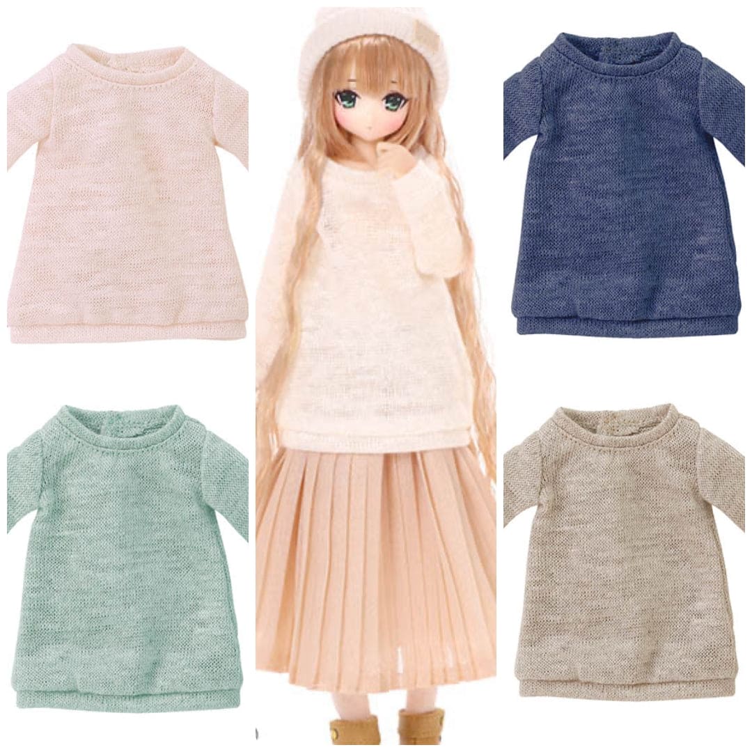 【AZONE】Oversize knitted top II multicolor/AZONE pureneemo OB22 OB24 Blythe momoko 