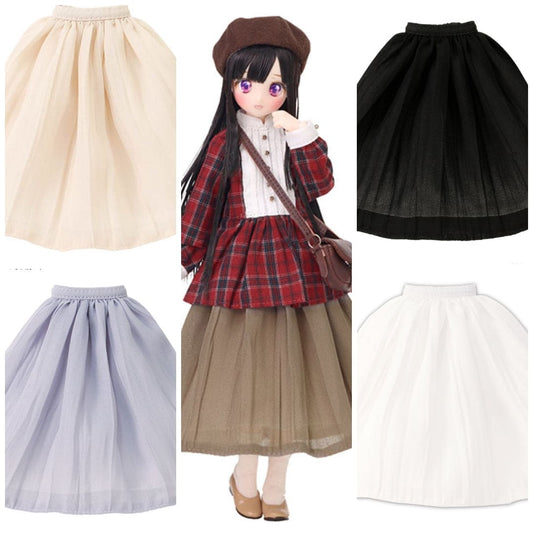 【AZONE】Puffy style long skirt multi-color/AZONE pureneemo OB22 OB24 Blythe momoko 