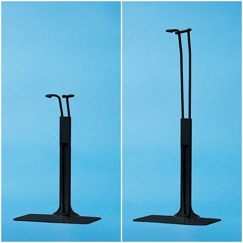 【PetWORKs】日本卓上開発 伸縮金屬立架 支架 黑 / momoko 六分之一男子圖鑑 AZONE Obitsu - 紀物書館+JiWu Bookstore