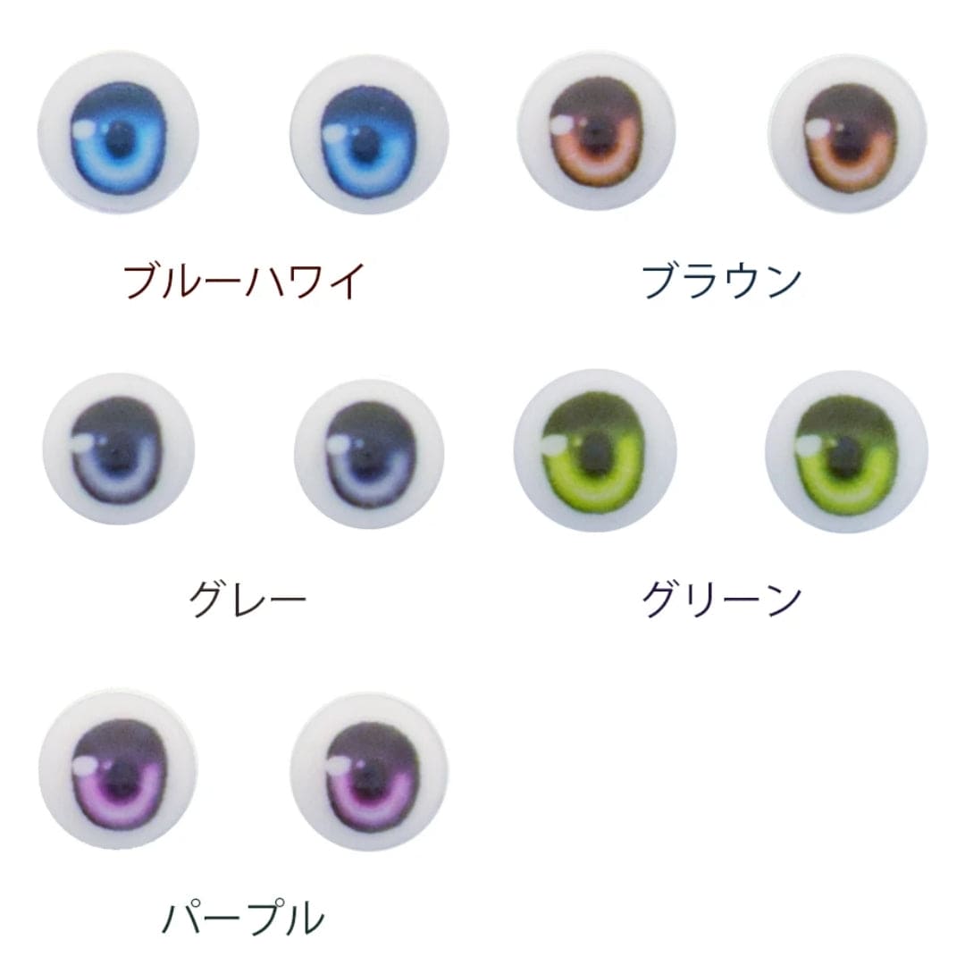 【OBITSU】M-EYE2 壓克力眼珠 / 10mm OB11 KumuKuku - 紀物書館+JiWu Bookstore