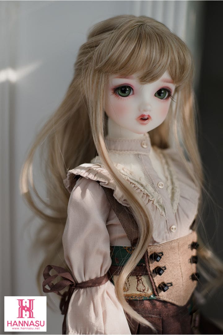 【HANNASU】HW-1089 娃用假髮 多色 / 7~8吋 BJD AZO2 iMda3.0 1/4 - 紀物書館+JiWu Bookstore