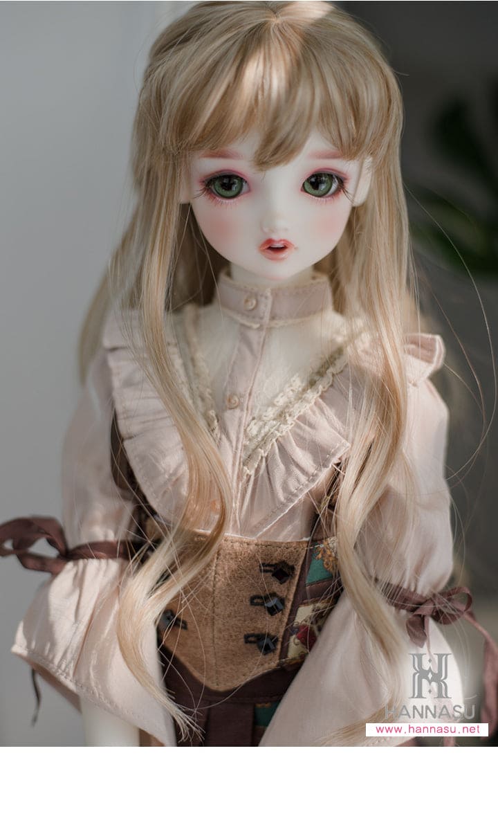 【HANNASU】HW-1089 娃用假髮 多色 / 7~8吋 BJD AZO2 iMda3.0 1/4 - 紀物書館+JiWu Bookstore