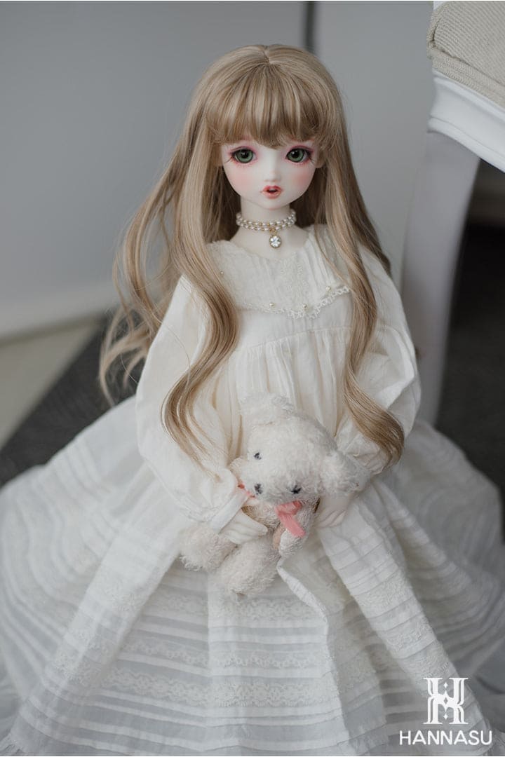 【HANNASU】HW-1089 娃用假髮 多色 / 7~8吋 BJD AZO2 iMda3.0 1/4 - 紀物書館+JiWu Bookstore