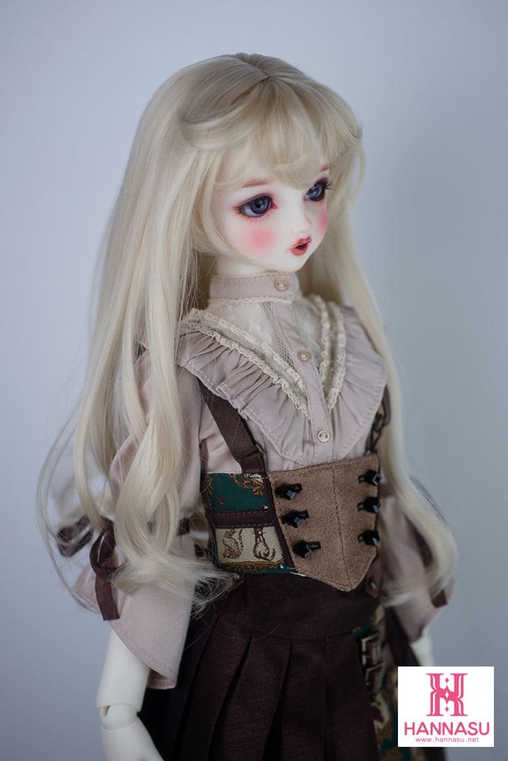 【HANNASU】HW-1071 娃用假髮 多色 / 7~8吋 BJD AZO2 iMda3.0 1/4 - 紀物書館+JiWu Bookstore