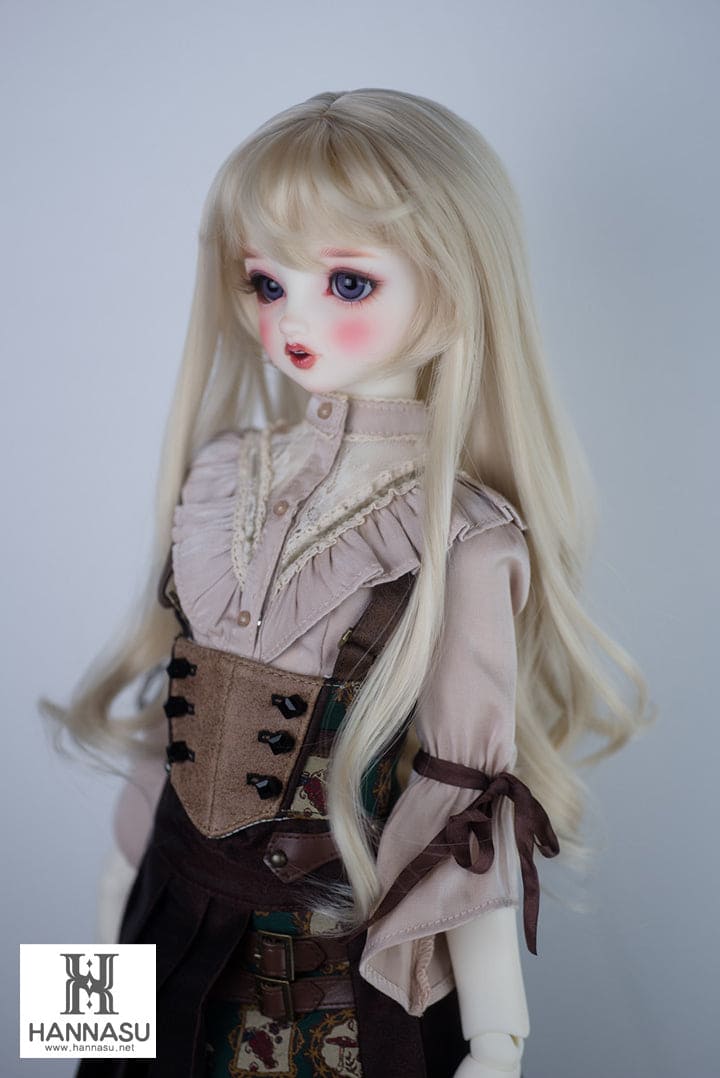 【HANNASU】HW-1071 娃用假髮 多色 / 7~8吋 BJD AZO2 iMda3.0 1/4 - 紀物書館+JiWu Bookstore