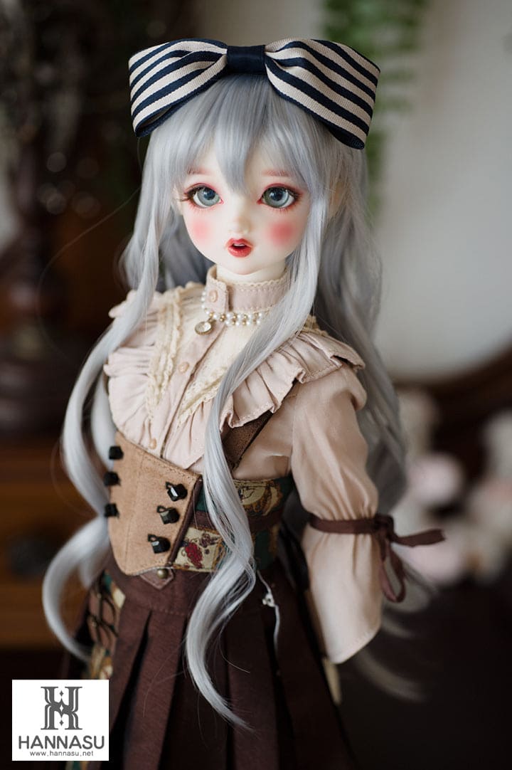 【HANNASU】HW-1114 娃用假髮 多色 / 7~8吋 BJD AZO2 iMda3.0 1/4 - 紀物書館+JiWu Bookstore