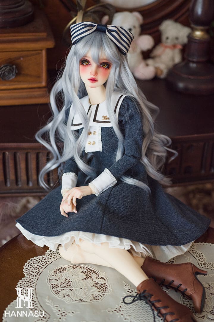 【HANNASU】HW-1114 娃用假髮 多色 / 7~8吋 BJD AZO2 iMda3.0 1/4 - 紀物書館+JiWu Bookstore