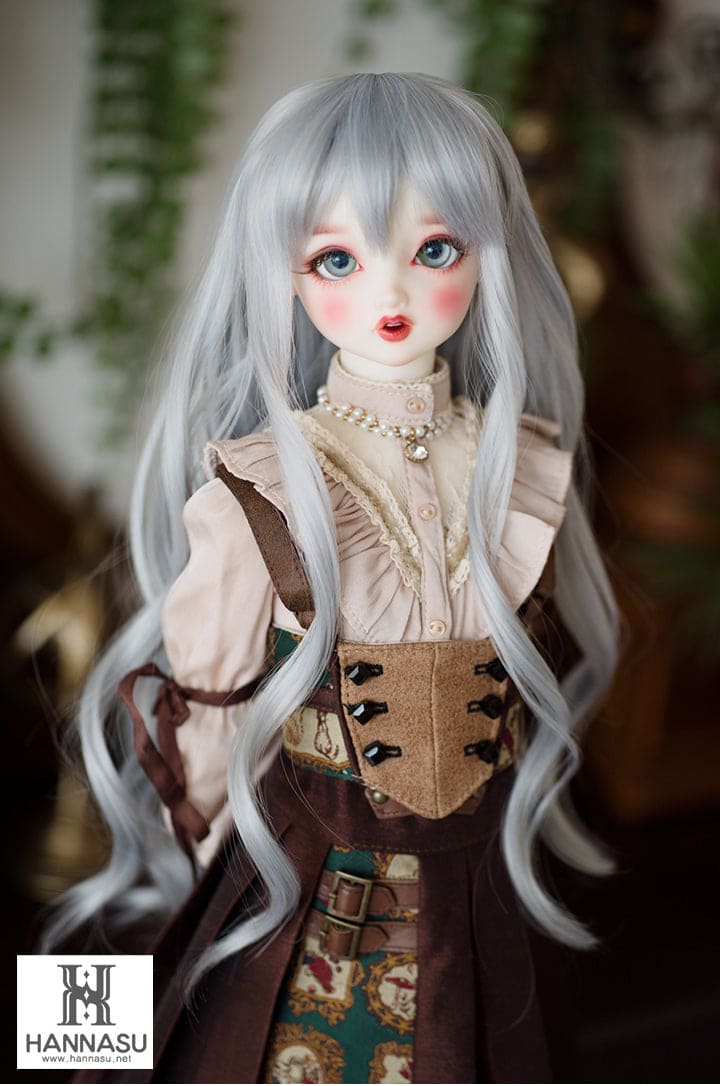 【HANNASU】HW-1114 娃用假髮 多色 / 7~8吋 BJD AZO2 iMda3.0 1/4 - 紀物書館+JiWu Bookstore