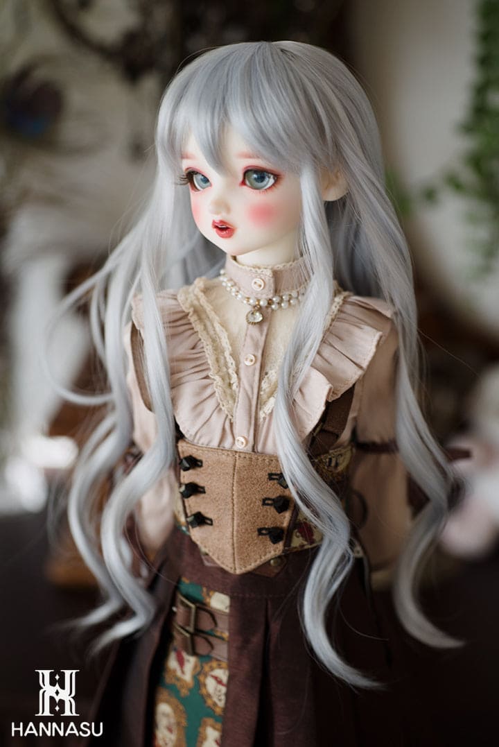 【HANNASU】HW-1114 娃用假髮 多色 / 7~8吋 BJD AZO2 iMda3.0 1/4 - 紀物書館+JiWu Bookstore
