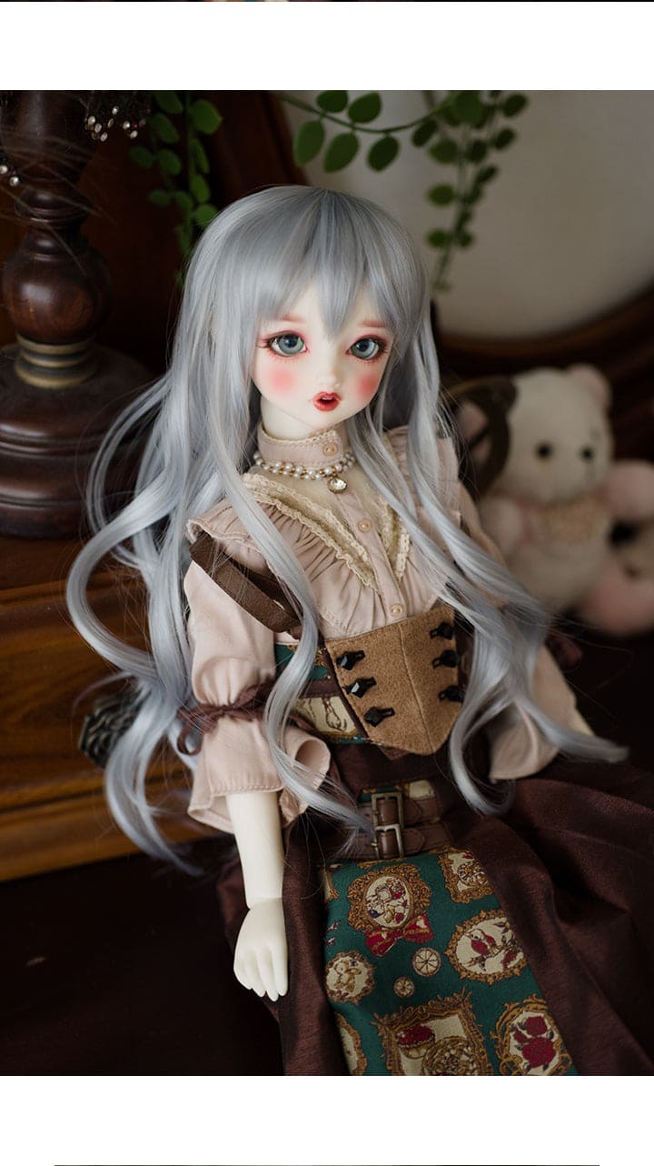 【HANNASU】HW-1114 娃用假髮 多色 / 7~8吋 BJD AZO2 iMda3.0 1/4 - 紀物書館+JiWu Bookstore