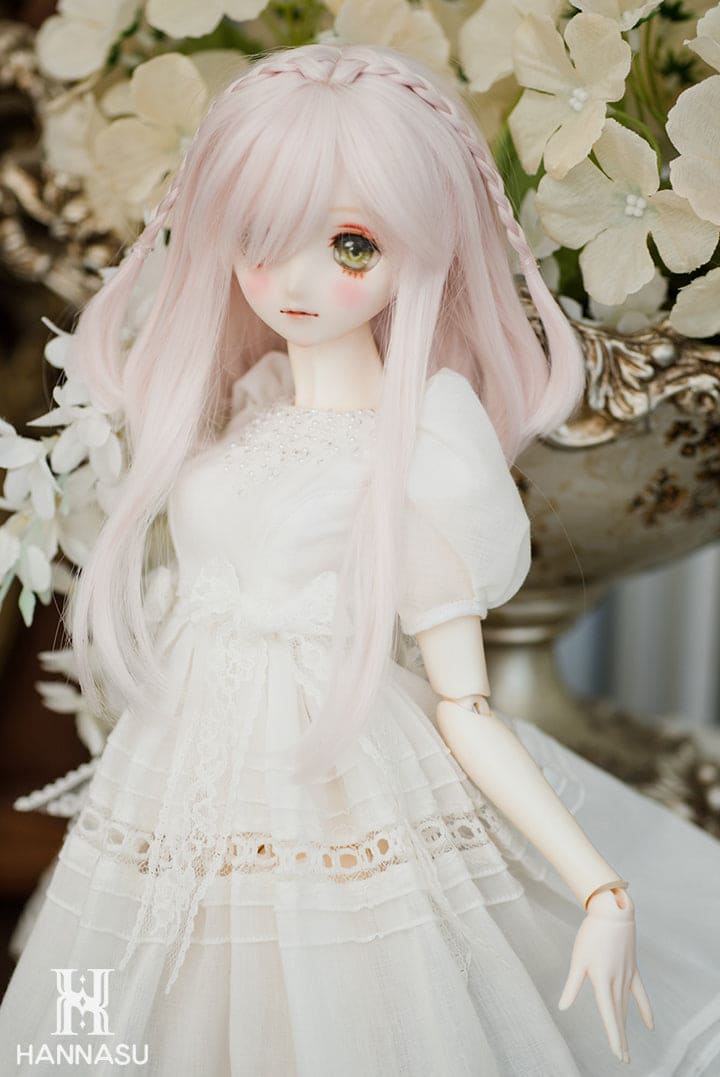 【HANNASU】HW-1119 娃用假髮 多色 / 7~8吋 BJD AZO2 iMda3.0 1/4 - 紀物書館+JiWu Bookstore