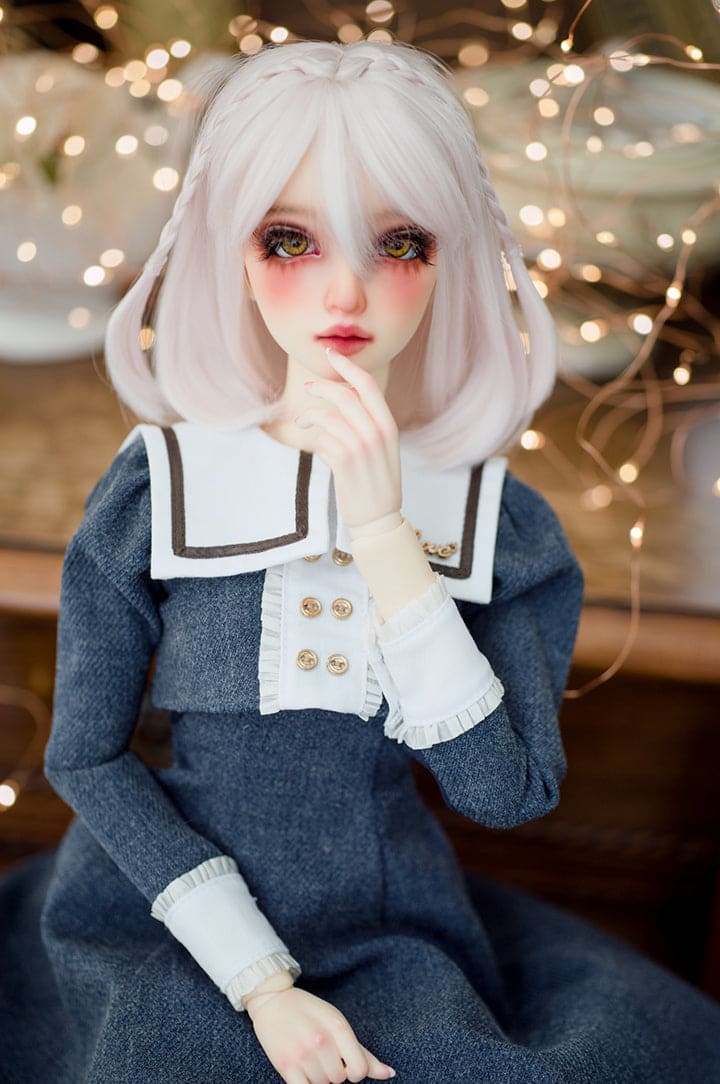 【HANNASU】HW-1119 娃用假髮 多色 / 7~8吋 BJD AZO2 iMda3.0 1/4 - 紀物書館+JiWu Bookstore