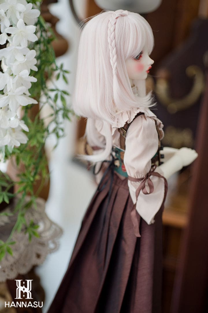 【HANNASU】HW-1119 娃用假髮 多色 / 7~8吋 BJD AZO2 iMda3.0 1/4 - 紀物書館+JiWu Bookstore