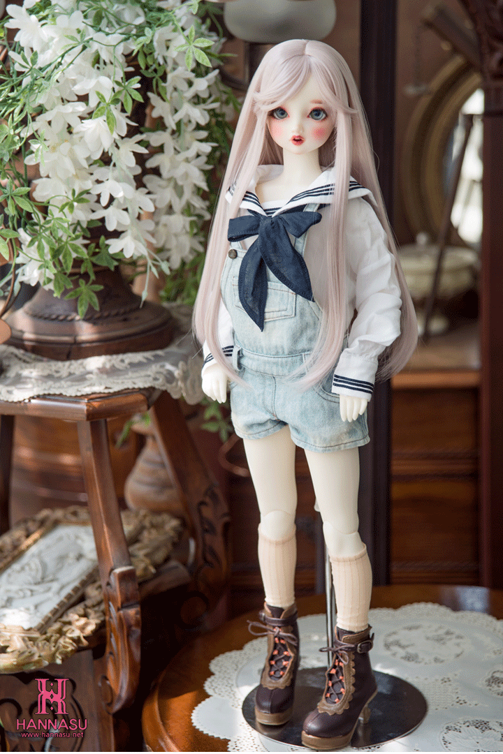 【HANNASU】HW-1133 娃用假髮 多色 / 6~7吋 BJD YoSD Angel Philia 1/6 - 紀物書館+JiWu Bookstore